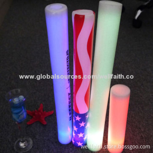 LED Foam Wand with Multi-color, OEM Orders Welcomed